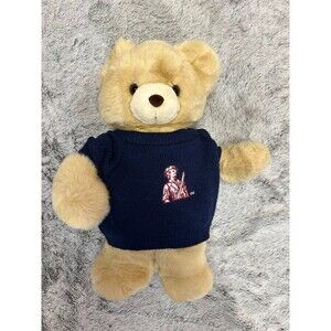 Rare UNLV Rebels Bear Plush 12" Vintage NCAA‎ College Minuteman Logo NOS